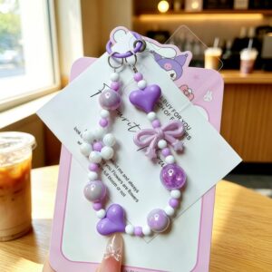 Check out -Tik Tok Live Star Bow Bead Phone Chain