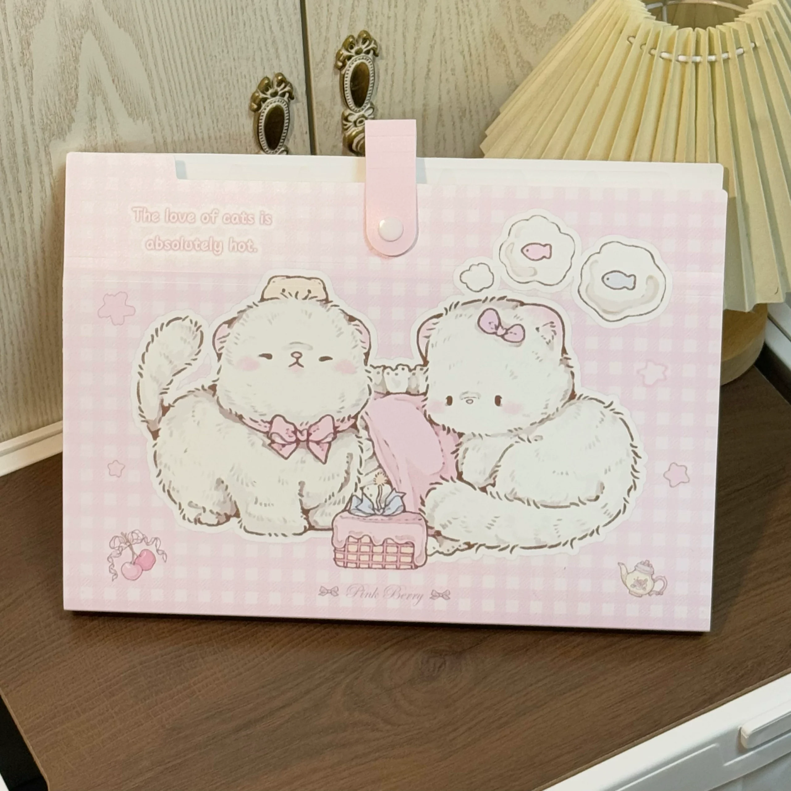 A4 Document Bag Rabbit Panda Cat Storage Bag - Image 3