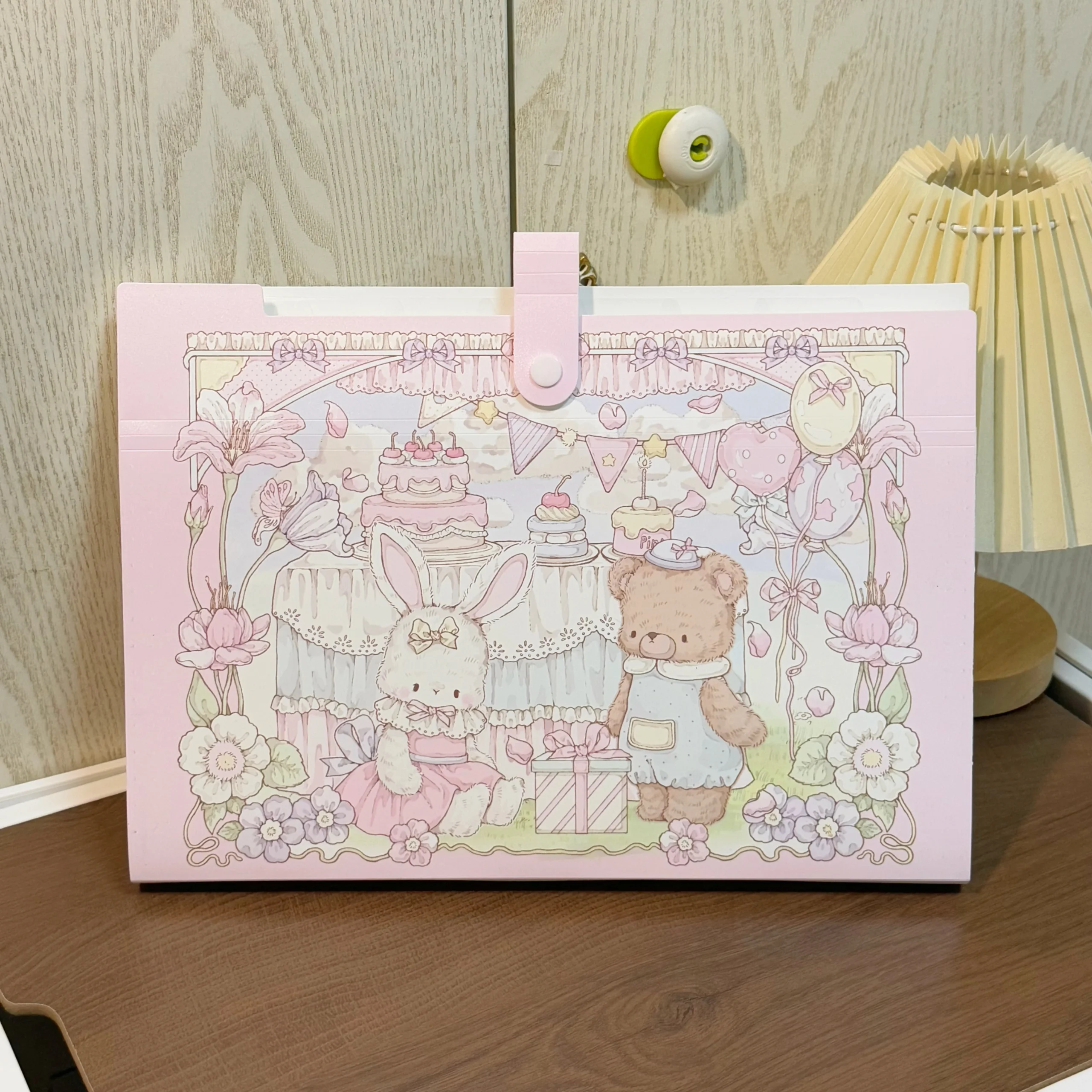 A4 Document Bag Rabbit Panda Cat Storage Bag - Image 4