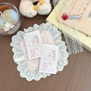 Girl Bear Stickers, Box Sealing Labels