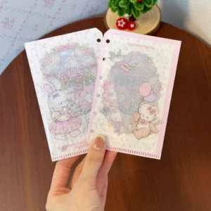 A7 Folder Storage Bag, Bear and Bunny Divider