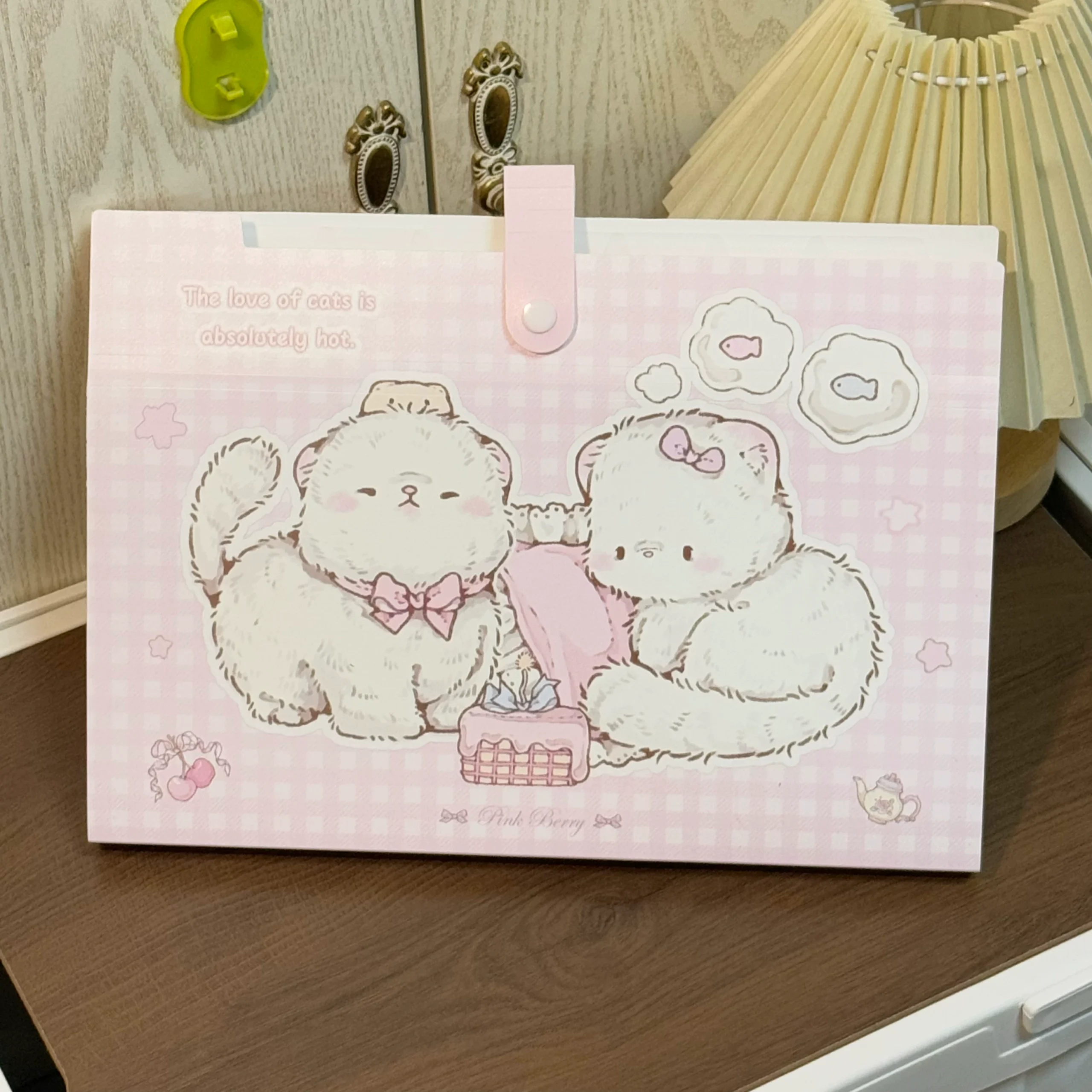 A4 Document Bag Rabbit Panda Cat Storage Bag