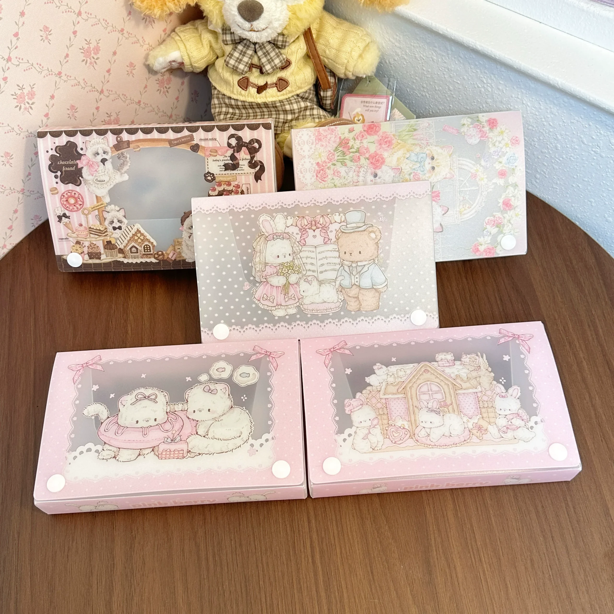 Storage Box, Handheld Sticker, Postcard, Memo 15x30cm Storage Box